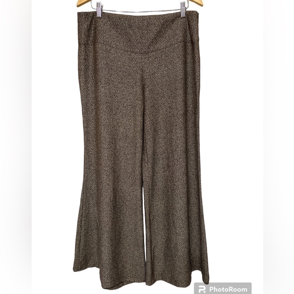 Vintage 90s J Marco pant women knit flare brown 12 academia y2k office casual